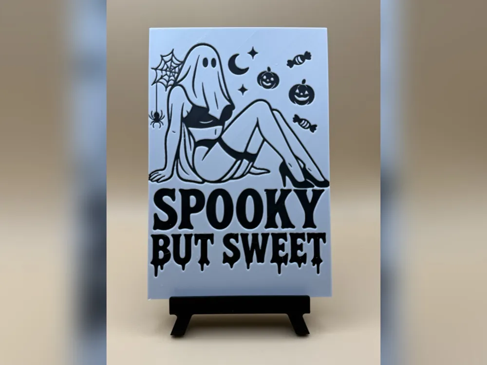 Spooky But Sweet Ghost HueForge by Thadius HueForge model: Spooky But Sweet Ghost HueForge by Thadius