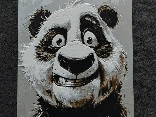HueForge model: Panda HueForge by fD.667