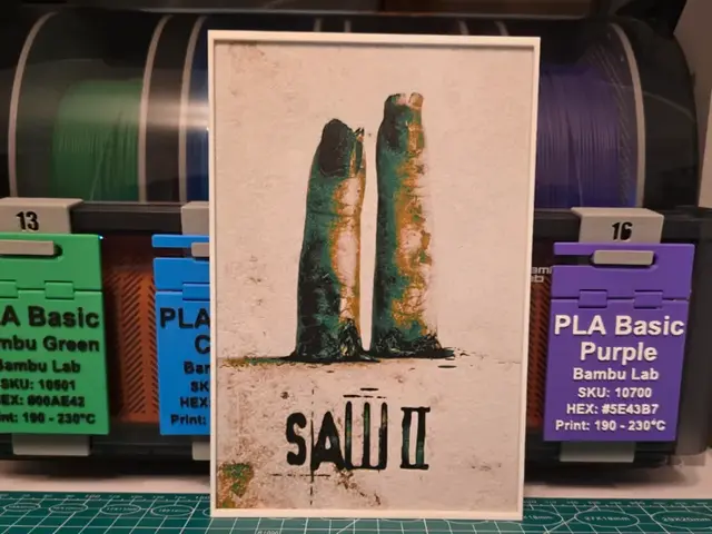 HueForge model: Saw II Movie Poster - Hueforge Art by Lumpy3D