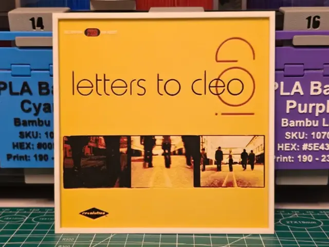 HueForge model: Letters to Cleo "Go" Album - Hueforge Art by Lumpy3D