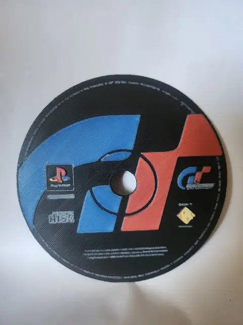 HueForge model: Gran Turismo PS1 Disc - HueForge by keko