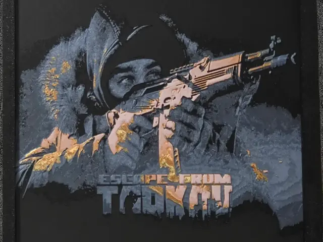 HueForge model: Escape From Tarkov - Shturman (2000x200) by Side Quest Hues