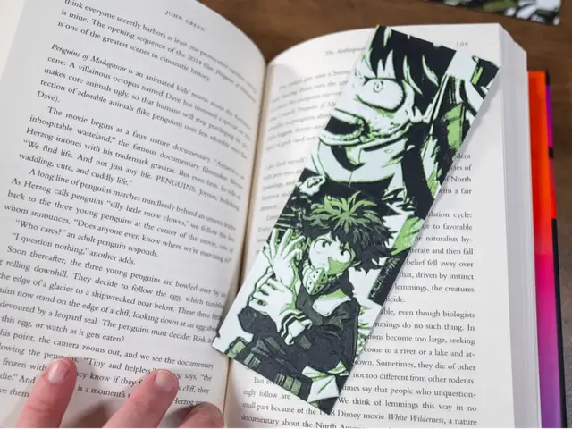 HueForge model: Deku Inspired Hueforge Bookmark by 3D Prints By Vic