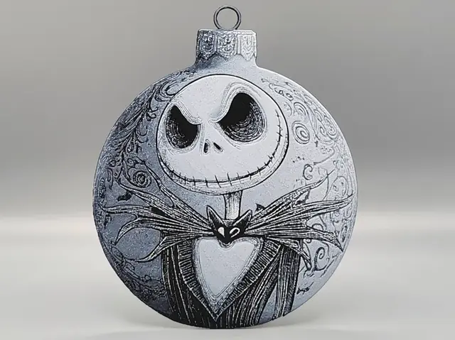 HueForge model: Jack Skellington Christmas Decoration Ornament 1 by Sarge