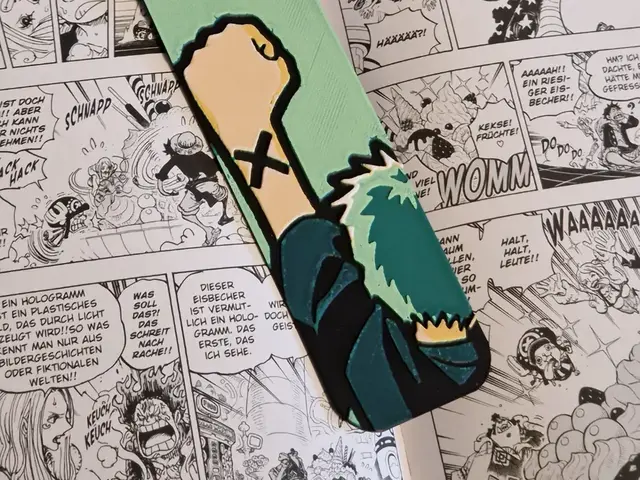 HueForge model: Bookmark - Zorro by Schuettdesign
