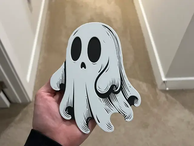 HueForge model: Halloween Ghost Decoration Hueforge by RP47 Designs