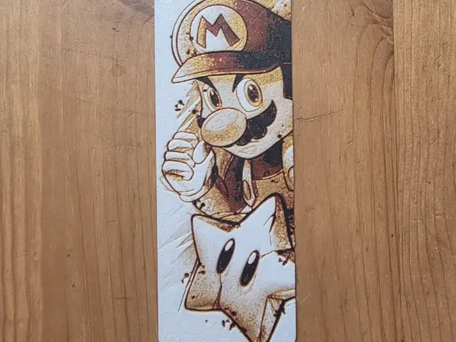 HueForge model: Mario Bookmark by Morganja