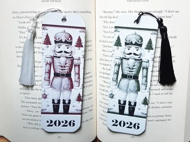 HueForge model: Bookmark, Nutcracker, Christmas 2026 by Dame Jo