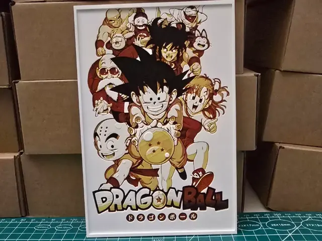 HueForge model: Dragon Ball Poster - Hueforge Art by Lumpy3D