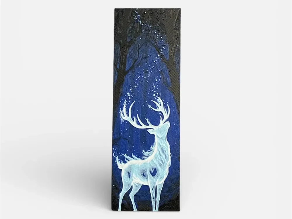 Stag Patronus Harry Potter Bookmark by The SkyLab 3D HueForge model: Stag Patronus Harry Potter Bookmark by The SkyLab 3D