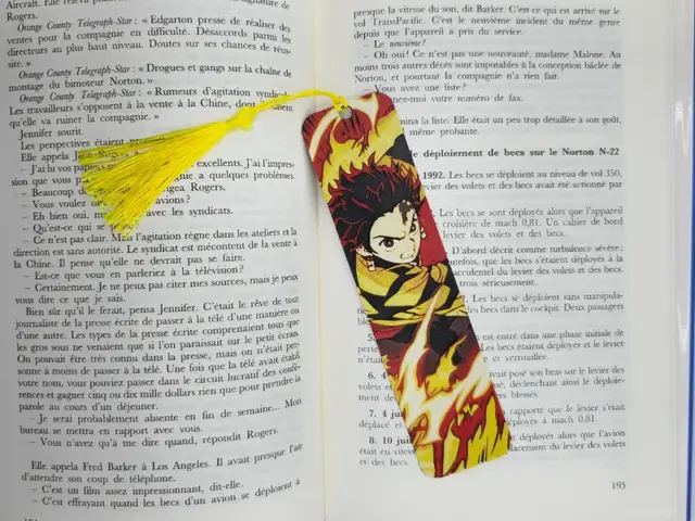 HueForge model: Bookmark Tanjiro Demon Slayer by Kactus Fpv