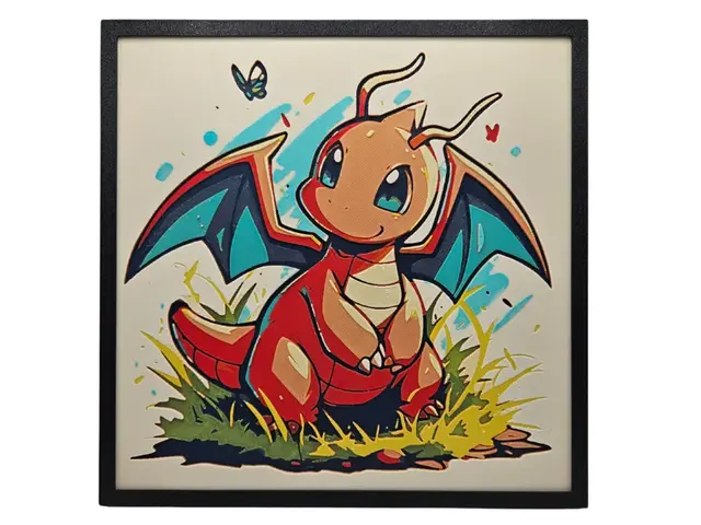 HueForge model: Dragonite by BusyKikiBee