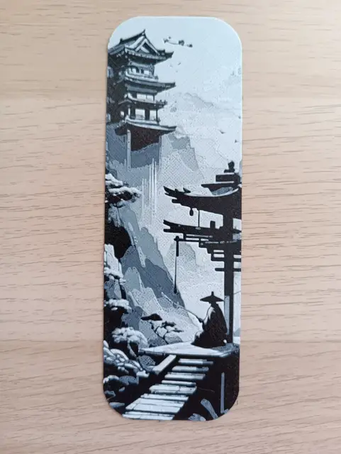 HueForge model: Japanese Monk Bookmark by Atrus Design