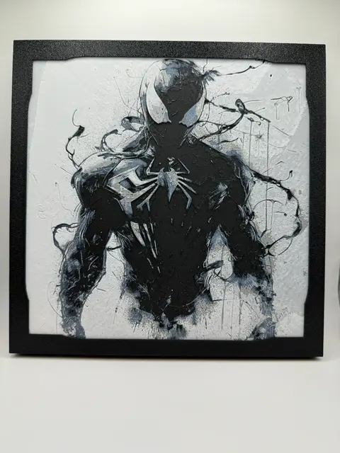 HueForge model: Spiderman Symbiote Suit Hueforge by Canadian Gamer
