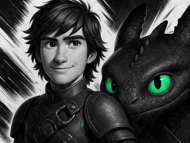 Hiccup & Toothless Hueforge