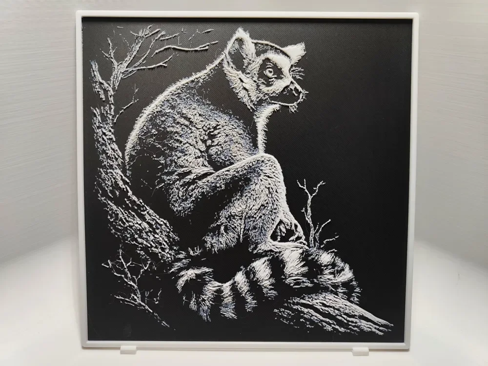 Lemur - Hueforge by BeaN HueForge model: Lemur - Hueforge by BeaN