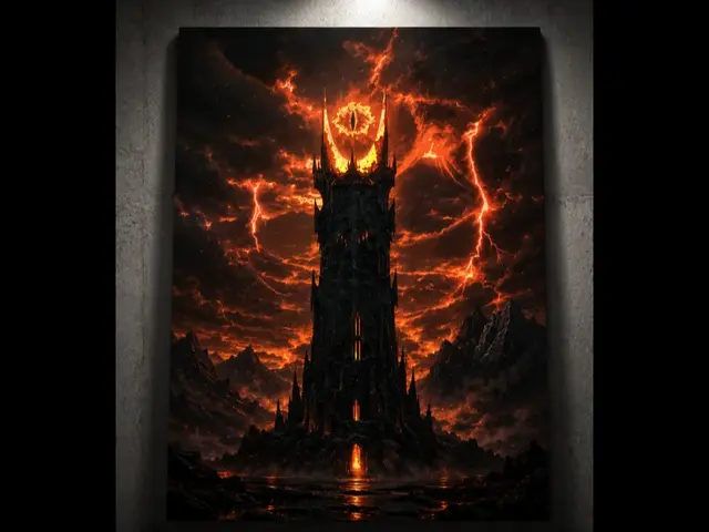 HueForge model: Eye of Sauron Hueforge by HueFoundry