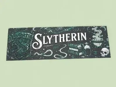 HueForge model: Slytherin 50mm by 150mm Bookmark by MythicHue's