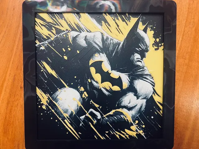 HueForge model: Batman by JustBe 3D Printing