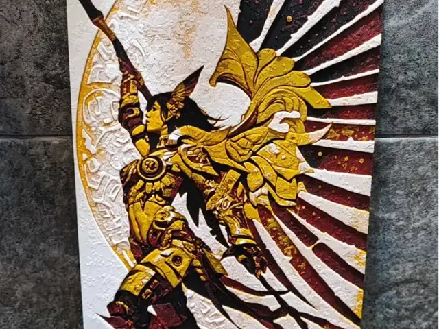 HueForge model: Angel by Garuda3D