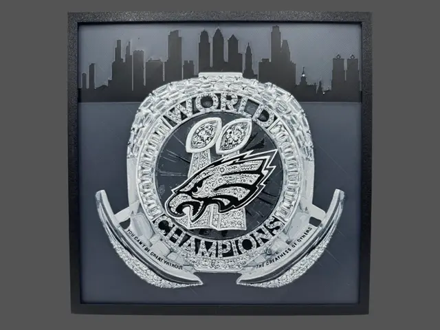 HueForge model: Philadelphia Eagles - Second Championship Ring by Canadian Gamer