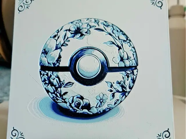 HueForge model: Pokeball tile by Mano's 3d_Art
