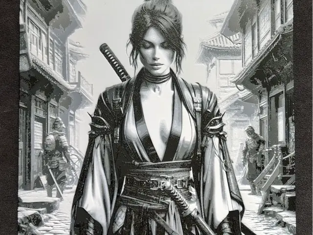 HueForge model: Samurai girl VII. HueForge by fD.667