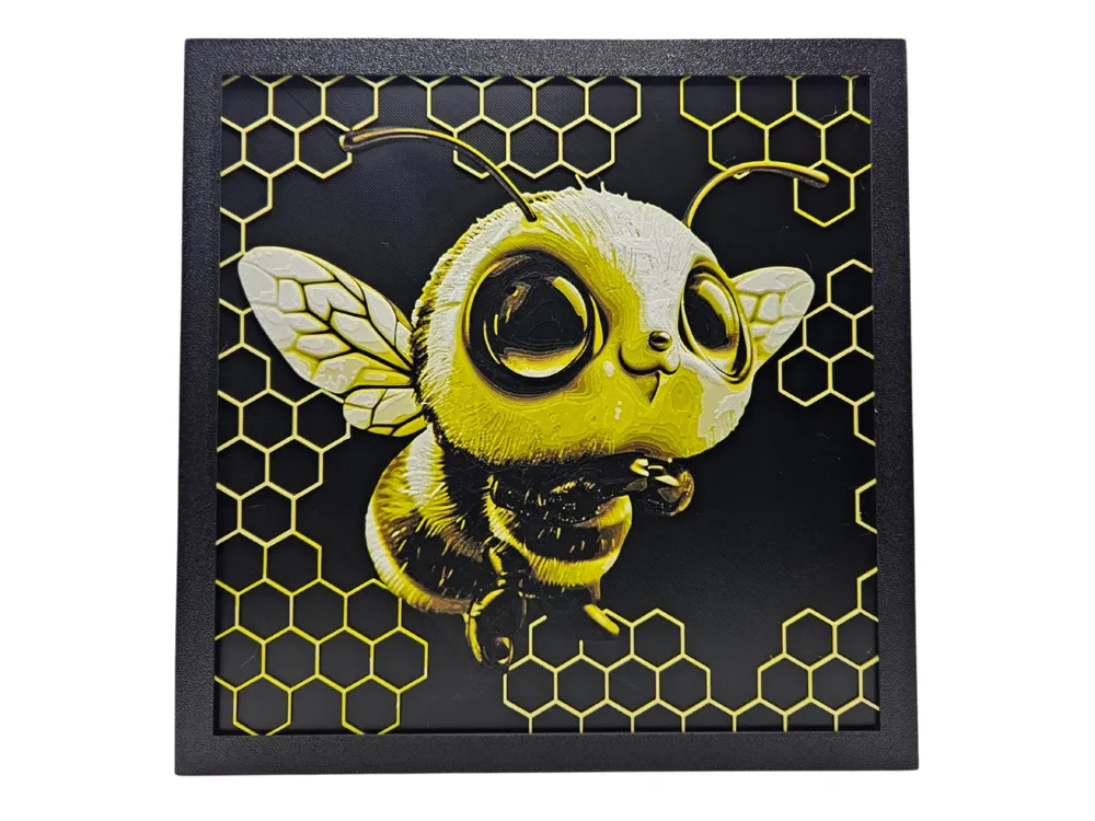 Itty Bitty Bee by BusyKikiBee HueForge model: Itty Bitty Bee by BusyKikiBee