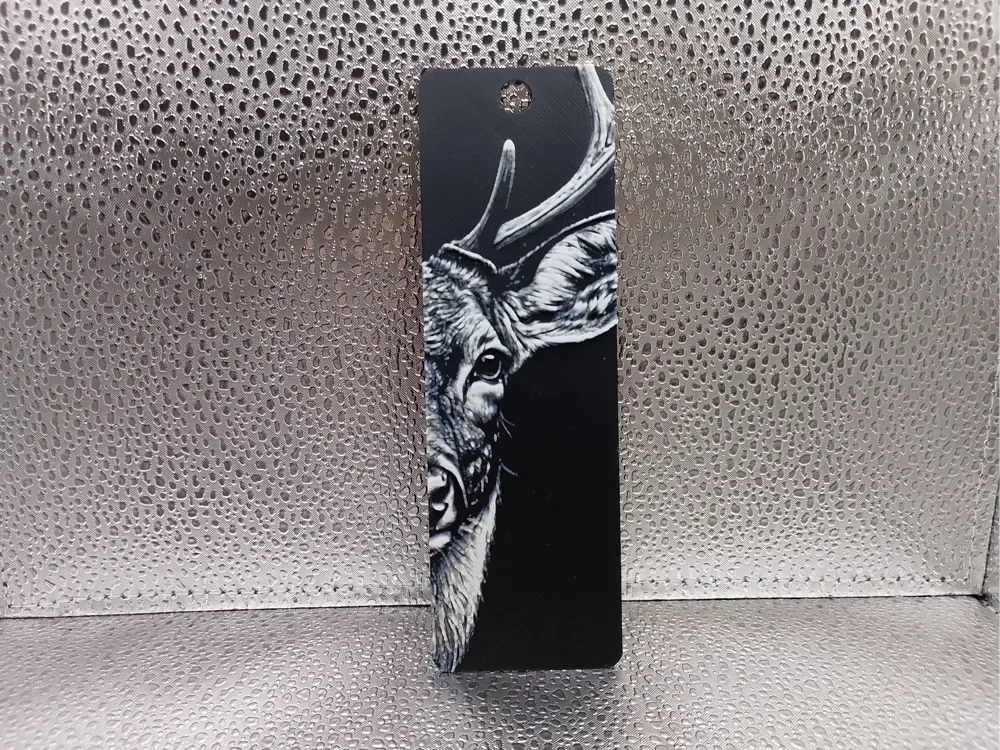 Deer Bookmark – Hueforge by Borishotch Industries HueForge model: Deer Bookmark – Hueforge by Borishotch Industries