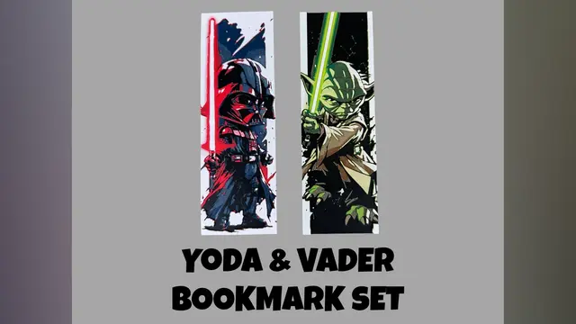 HueForge model: Yoda & Darth Vader - Star Wars Bookmark Set - These files will be available for download Free to members with a commercial license until June 30, 2025 by Canadian Gamer