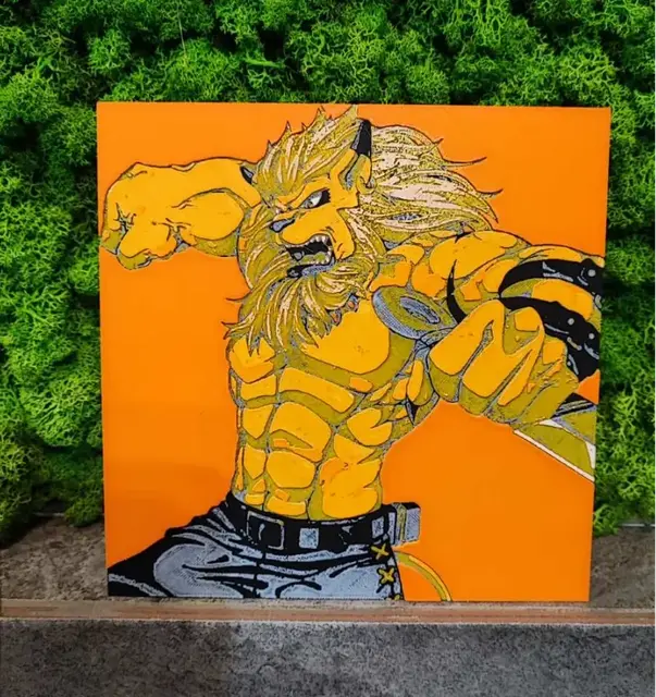 HueForge model: Leomon by Garuda3D
