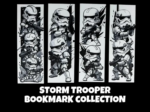 HueForge model: Storm Trooper - Star Wars Bookmark Collection by Canadian Gamer