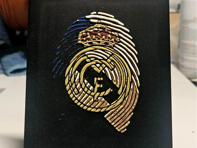 HueForge model: Real Madrid fingerprint by Mano's 3d_Art