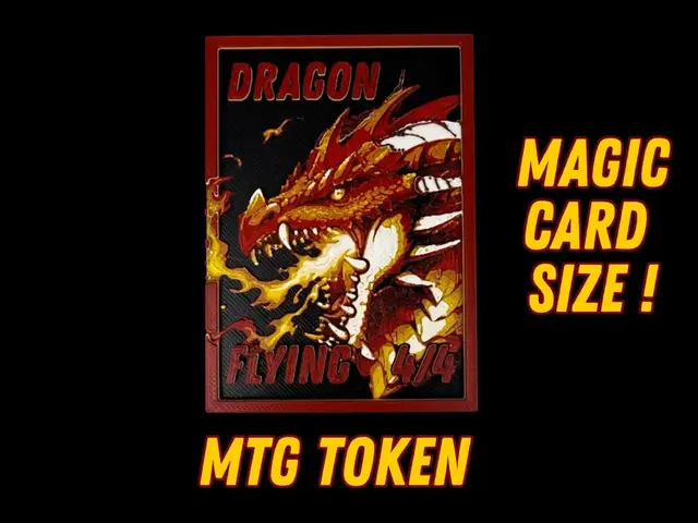 Dragon Token - 4/4 - Magic the Gathering