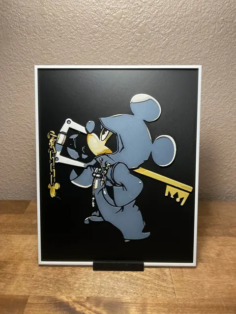 HueForge model: Kingdom Hearts - Mickey Keyblade by Cloudy Nostalgia
