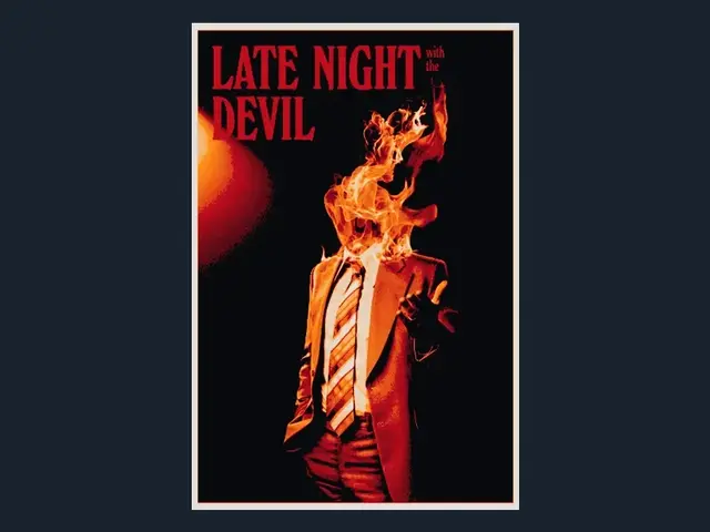 HueForge model: Late Night with the Devil (Movie Poster -HueForge) by HugheCraft