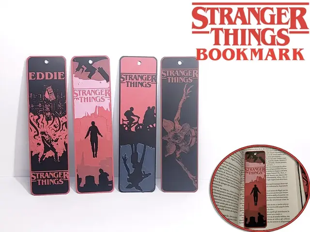 HueForge model: Stranger Things Bookmark Max Eddie Netflix series by Danz
