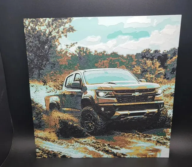 HueForge model: Colorado Truck Hueforge by the_bearded_jedi