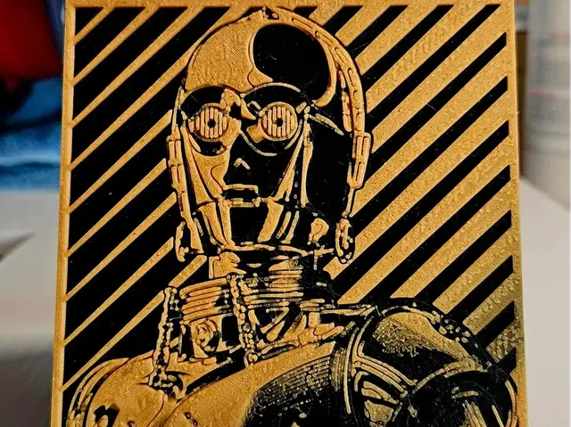 HueForge model: 3CPO Star Wars by Mano's 3d_Art