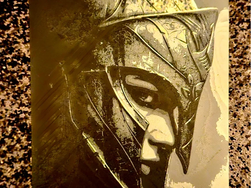 Female Roman Warrior by Mano's 3d_Art HueForge model: Female Roman Warrior by Mano's 3d_Art