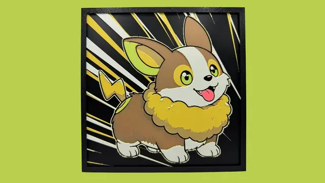 HueForge model: Yamper - Pokemon Hueforge by Canadian Gamer