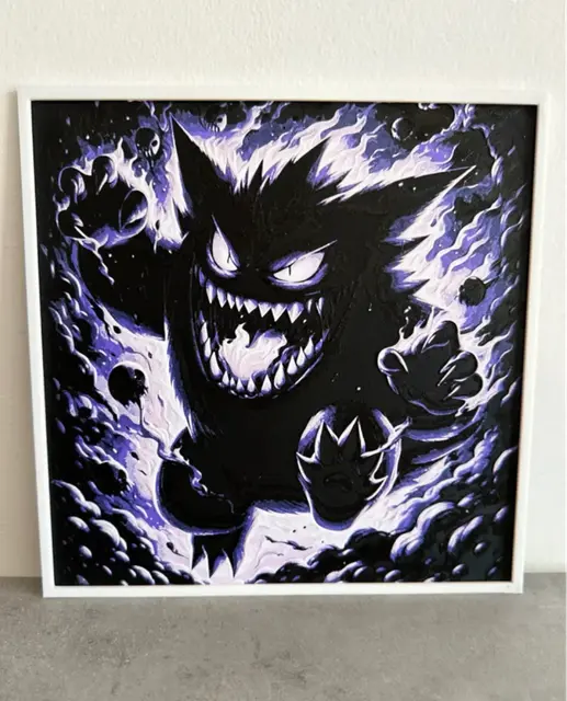 HueForge model: GENGAR HUEFORGE POKEMON by Giamma933
