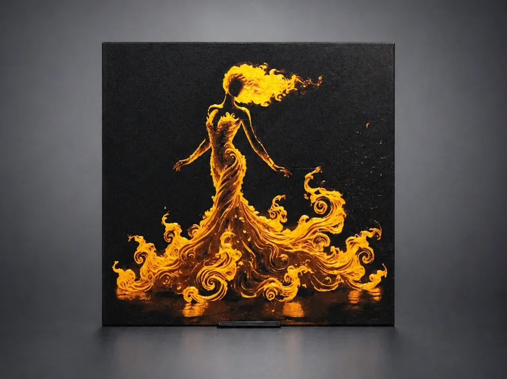 Flame Goddess by Aleksandr HueForge model: Flame Goddess by Aleksandr