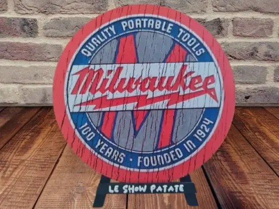 HueForge model: Plaque vintage Milwaukee hueforge by leshowpatate