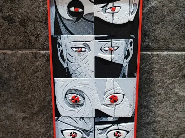 HueForge model: Sharingan by Garuda3D