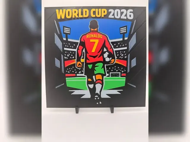 HueForge model: Ronaldo World Cup 2026 HueForge Print by Thadius