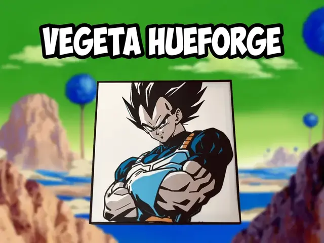 HueForge model: Vegeta HueForge - Dragon Ball Z Saiyan by Hush | PixelFF