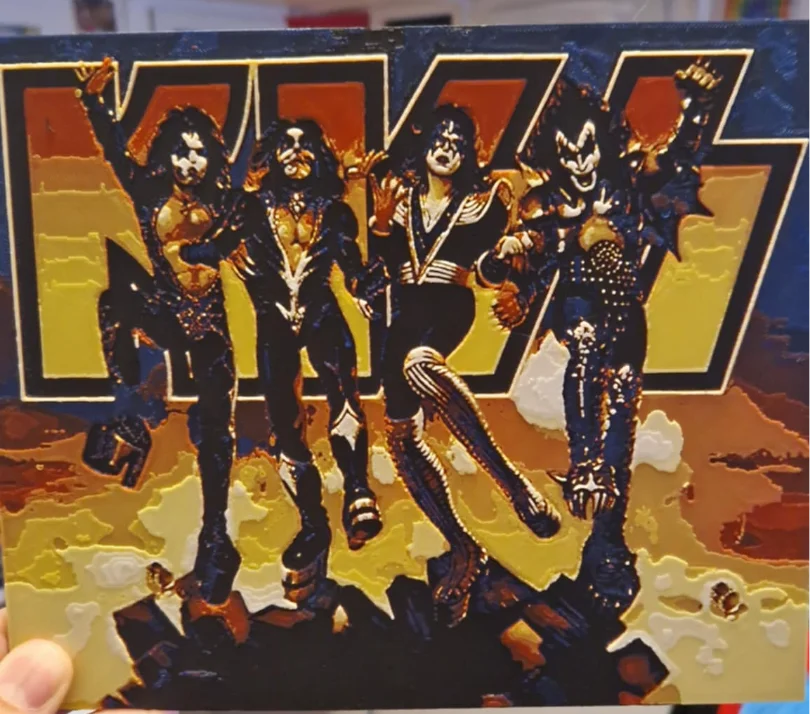 Kiss Hueforge - Destroyer Album by Dakiren HueForge model: Kiss Hueforge - Destroyer Album by Dakiren