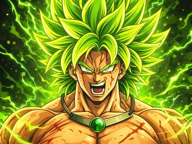 HueForge model: Broly  Dragon Ball Z Hueforge by Hueforge Maker