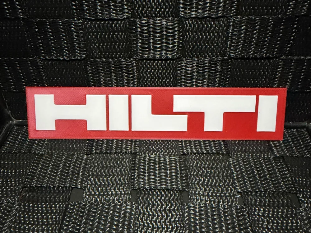 Hilti Logo - Hueforge by JoDau HueForge model: Hilti Logo - Hueforge by JoDau